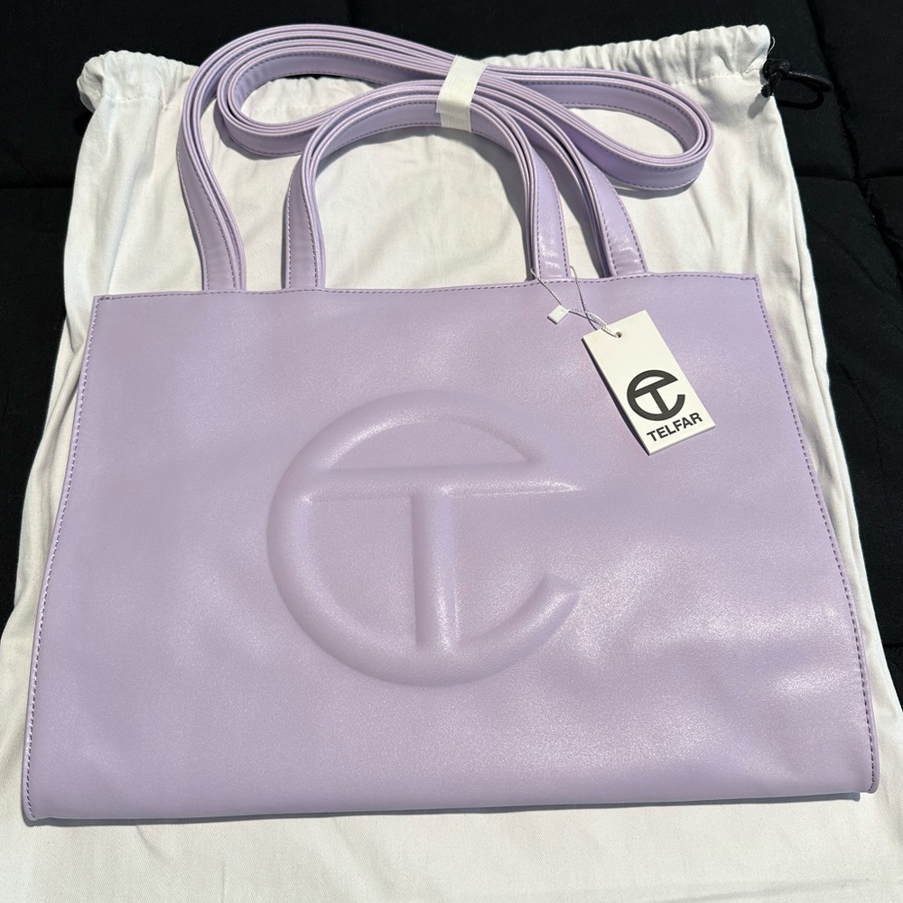 Telfar Lavender Tote Bag